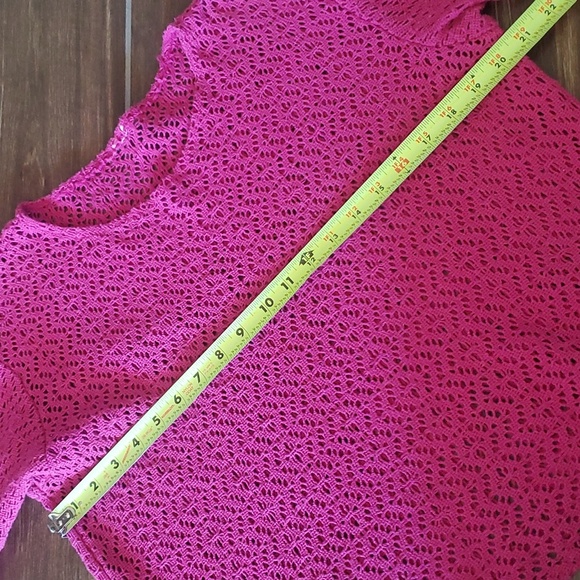 Vintage Crochet Long Sleeve Top Woman M/L - Picture 4 of 5